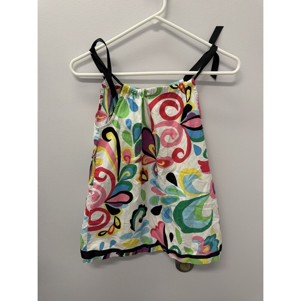 Hanna Andersson Size 100 Ribbon Tie Pillowcase Dress